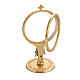 Shrine for Magna Host in brass, H14cm with ear of wheat s4