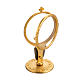 Shrine for Magna Host in gold-plated brass with IHS s4