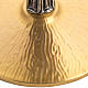 Monstrance in brass with saint figurine s4