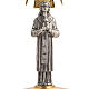 Ostensório latão com santo em bronze s3
