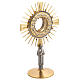 Ostensório latão com santo em bronze s5