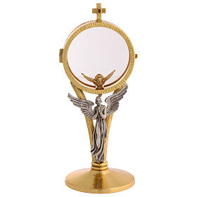 Ostensório hóstia magna com anjo luneta riscada
