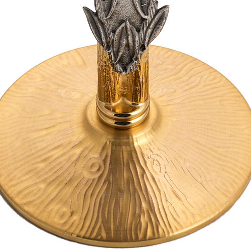 Two tone chapel monstrance in brass 2