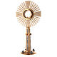 Monstrance in bronze with Evangelists and lilies H55cm s11