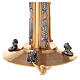 Monstrance in bronze with Evangelists and lilies H55cm s13