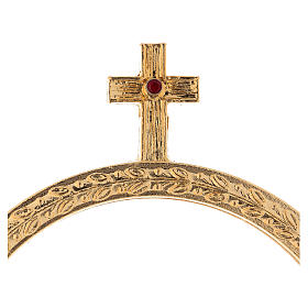 Monstranzen, Custodien, Reliquiare aus Metall: Reliquiar Aussteller barock für Hostie Magna