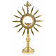 Monstrance with rays, height 38cm, 8cm display case s1