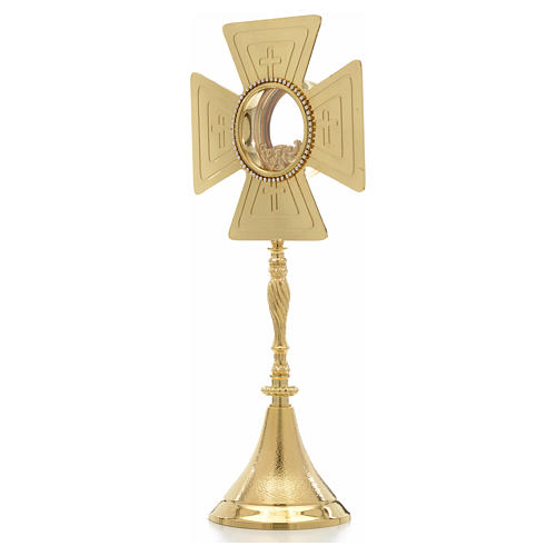 Monstrance with crosses, height 44cm 8cm display case 2