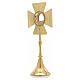 Monstrance with crosses, height 44cm 8cm display case s2
