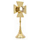 Monstrance with crosses, height 44cm 8cm display case s3