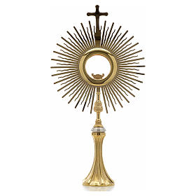Monstrance, sun shaped, height 75 cm with 10cm  display case