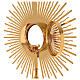 Monstrance, sun shaped, height 75 cm with 10cm  display case s6