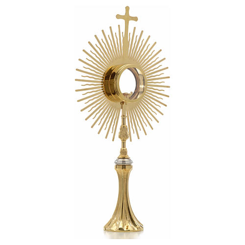 Monstrance, sun shaped, height 75 cm with 10cm  display case 3