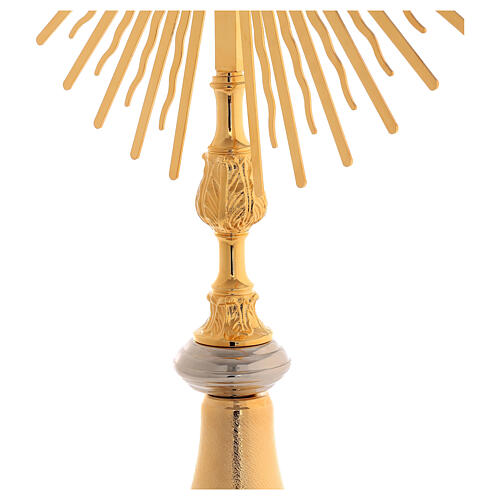 Monstrance, sun shaped, height 75 cm with 10cm  display case 5