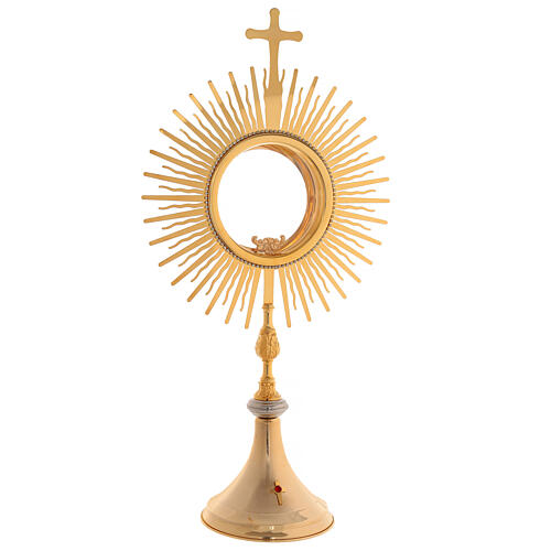 Monstrance for Magna host, sun, H 76cm 1