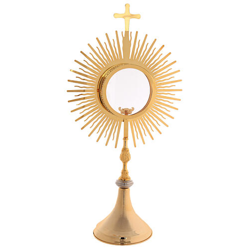 Monstrance for Magna host, sun, H 76cm 9