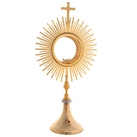 Monstrance for Magna host, sun, H 76cm