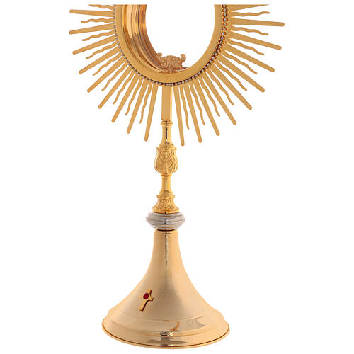 Monstrance for Magna host, sun, H 76cm 4