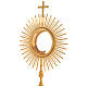 Monstrance for Magna host, sun, H 76cm s3