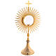 Monstrance for Magna host, sun, H 76cm s9