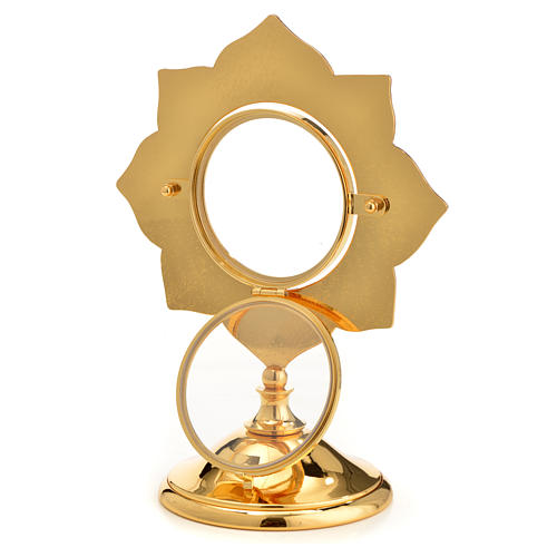 Ostensório exposição latão e filigrana 8