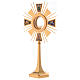 Monstrance in brass with enamels, 4 Evangelists s3