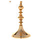 Monstrance in brass with chiselled decoration s4