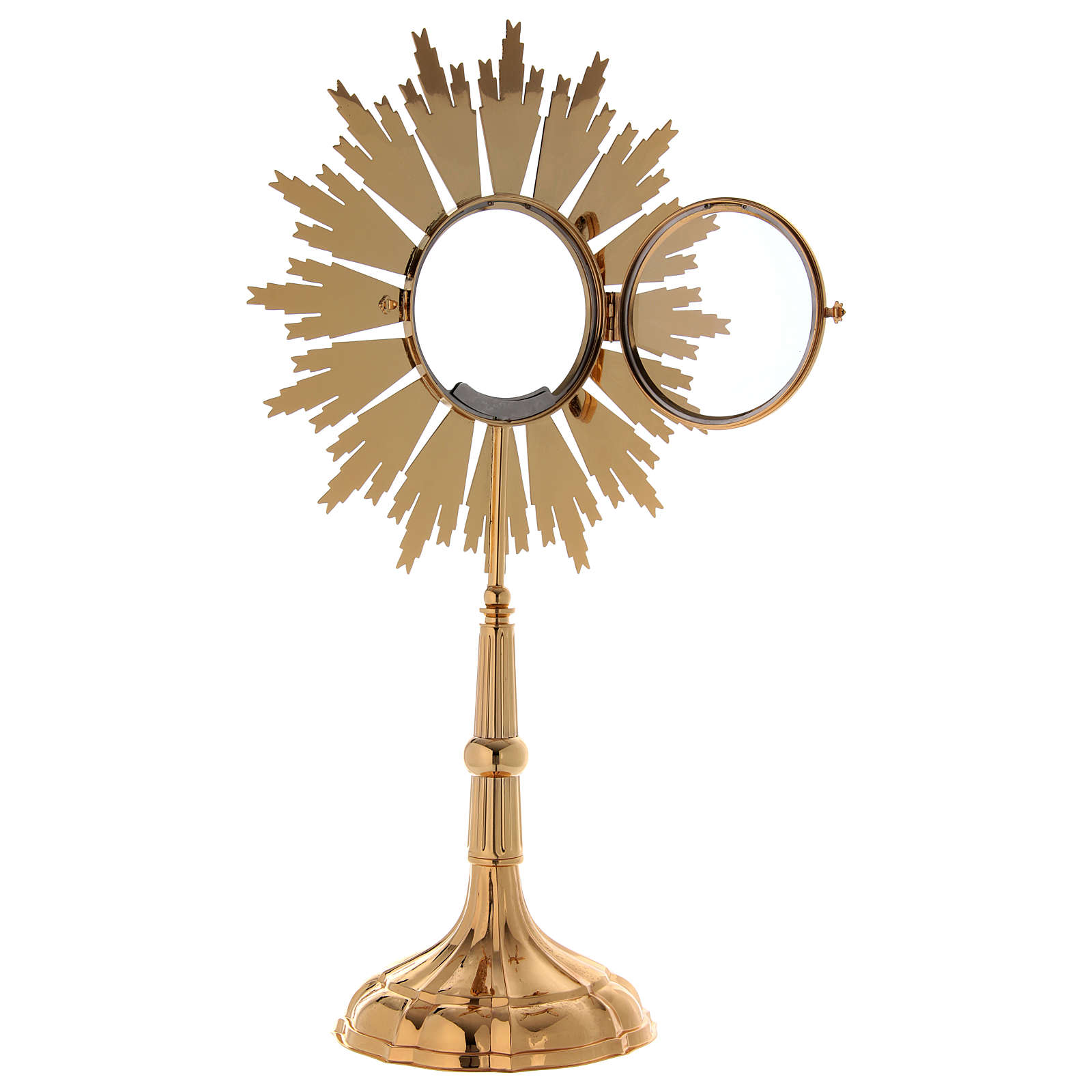 Monstrance for Magna host in gold-plated brass H 69cm | online sales on ...