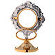 Monstrance made of brass with stones and 4 evangelists s5