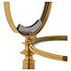Chapel Monstrance, magna host in gold-plated brass 28 cm s4
