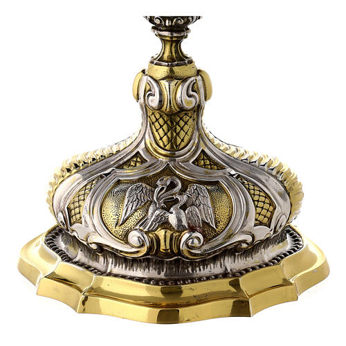 Ostensório placa latão bicolor 72 cm 9