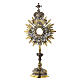 Ostensório placa latão bicolor 72 cm s1