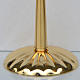 Monstrance for Magna host in brass with white stones H75cm s3