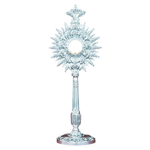 Monstrance bunch of grapes, silver-plated brass 1