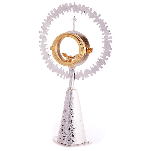 Monstrance Jesus with Apostles, silver-plated brass 9