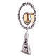Monstrance Jesus with Apostles, silver-plated brass s4