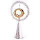 Monstrance Jesus with Apostles, silver-plated brass s9