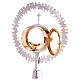 Monstrance Jesus with Apostles, silver-plated brass s10