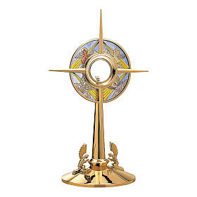 Evangelists monstrance stain glass style, Molina