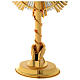 Monstrance in two tones with hands and stones 25.5 inches s6