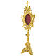 Reliquary in golden brass 50 cm s3