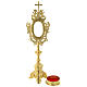 Reliquary in golden brass 50 cm s4