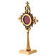 Gold plated bronze reliquary 7 3/4 in s3