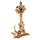 Reliquary in brass 23 cm, golden plated s3