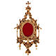 Baroque reliquary in 24-karat gold plated brass 10 1/4 in s2
