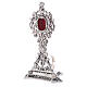 Baroque reliquary in silver plated brass 9 in s3