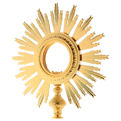 Monstrance baroque style for processions, Ostia Magna 2