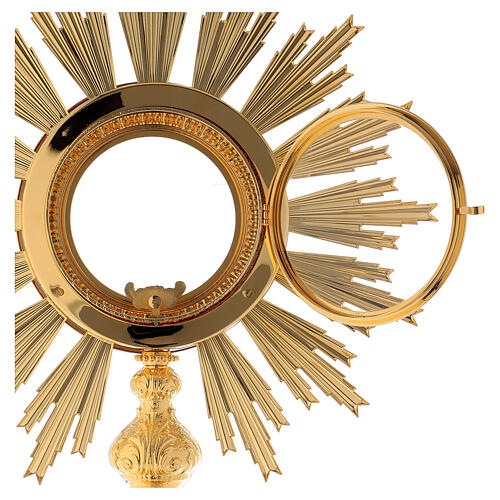Monstrance baroque style for processions, Ostia Magna 9