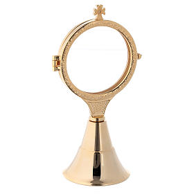 Teca esposizione stile classico 19 cm ottone dorato 24k