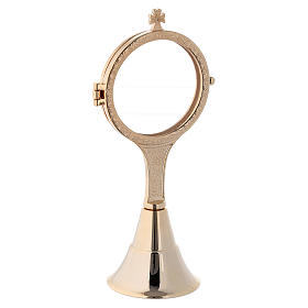 Teca in stile classico 20,5 cm in ottone dorato 24k